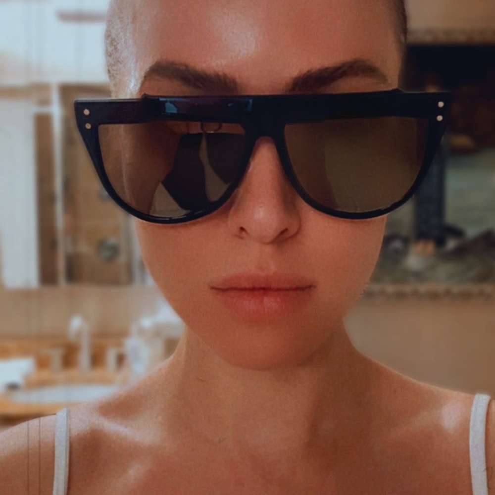 FENDI Cat Eye Mirrored Sunglasses